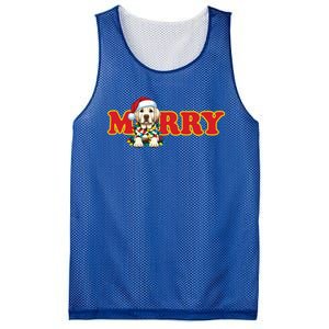 Dog Santa Hat Merry Christmas Puppy Lover Xmas Holiday Great Gift Mesh Reversible Basketball Jersey Tank