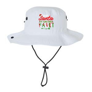 Dear Santa It Was Her Fault Matching Couples Christmas Gift Legacy Cool Fit Booney Bucket Hat