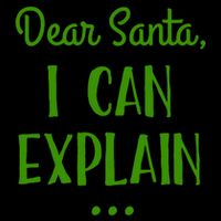 Dear Santa I Can Explain Christmas Daily Commute Backpack