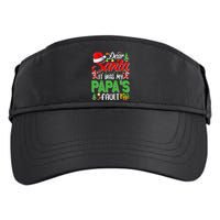 Dear Santa It Was My Papas Fault Christmas Adult Drive Performance Visor