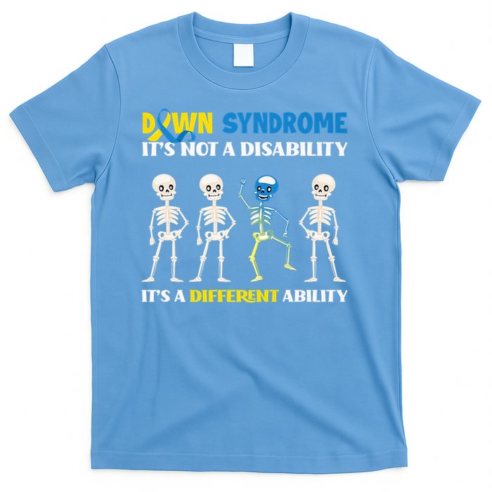 Down Syndrome It'S Not A Disability It'S A Different Ability T-Shirt