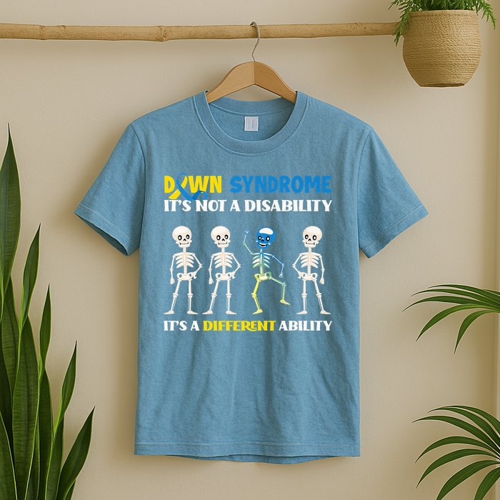Down Syndrome It'S Not A Disability It'S A Different Ability T-Shirt