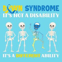 Down Syndrome It'S Not A Disability It'S A Different Ability T-Shirt