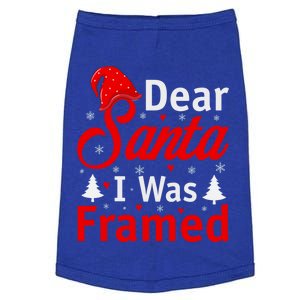 Dear Santa I Was Framed Gift Doggie Tank