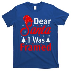 Dear Santa I Was Framed Gift T-Shirt