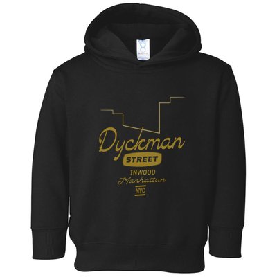 Dyckman Street Inwood Manhattan Toddler Hoodie