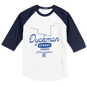 Dyckman Street Inwood Manhattan Baseball Sleeve Shirt