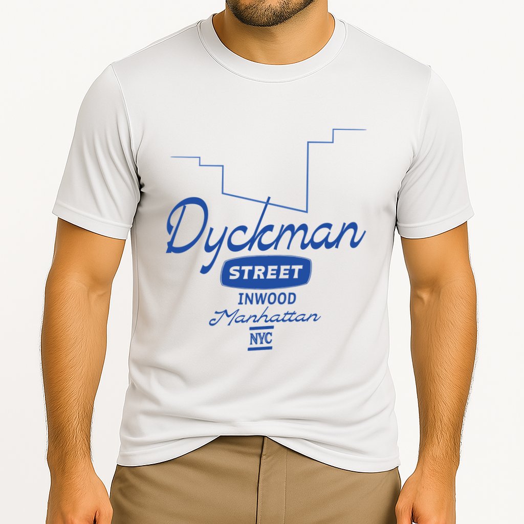 Dyckman Street Inwood Manhattan Cooling Performance Crew T-Shirt
