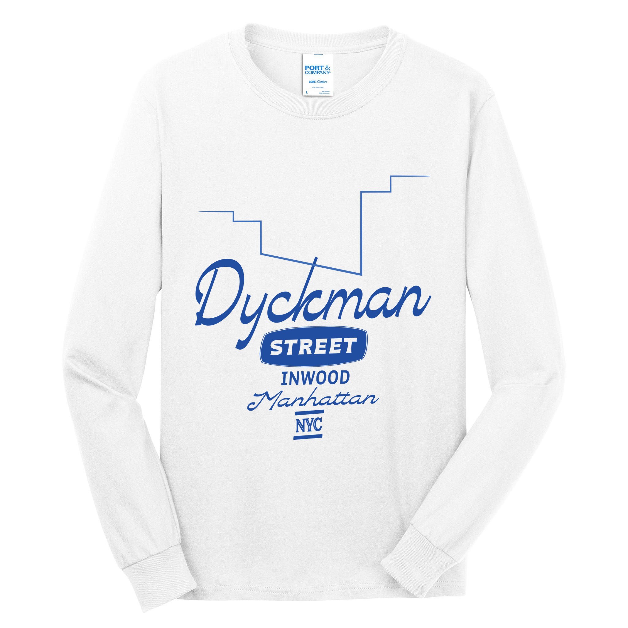 Dyckman Street Inwood Manhattan Tall Long Sleeve T-Shirt