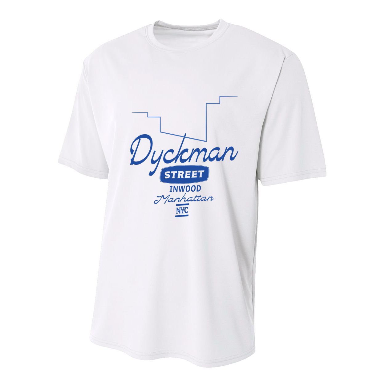 Dyckman Street Inwood Manhattan Youth Performance Sprint T-Shirt