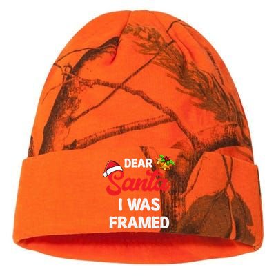 Dear Santa I Was Framed Gift Kati Licensed 12" Camo Beanie