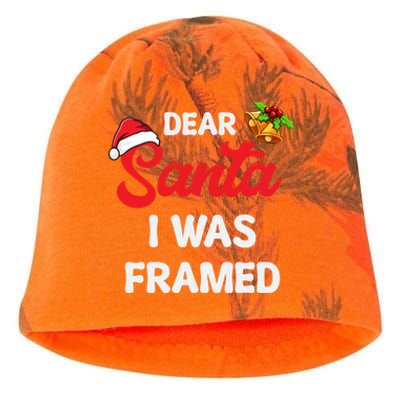 Dear Santa I Was Framed Gift Kati - Camo Knit Beanie