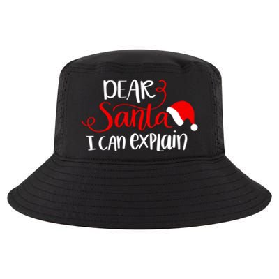 Dear Santa I Can Explain Christmas Xmas Gift Cool Comfort Performance Bucket Hat