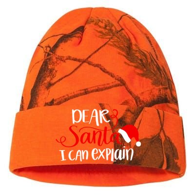 Dear Santa I Can Explain Christmas Xmas Gift Kati Licensed 12" Camo Beanie