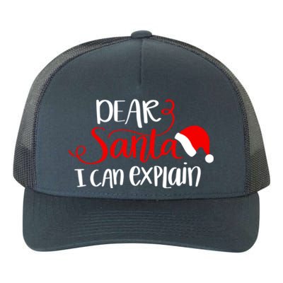 Dear Santa I Can Explain Christmas Xmas Gift Yupoong Adult 5-Panel Trucker Hat