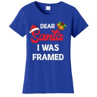 Dear Santa I Was Framed Gift Women's T-Shirt