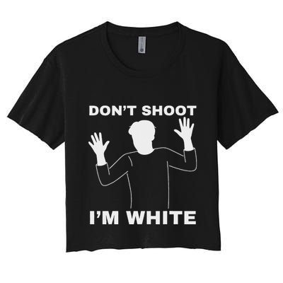 DonT Shoot IM White Crop Top