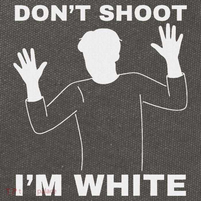DonT Shoot IM White Cotton Canvas Backpack