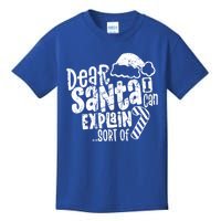 Dear Santa I Can Explain Funny Cute Christmas Vintage Cute Gift Kids T-Shirt