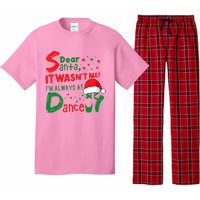 Dear Santa It WasnT Me IM Always At Dance Ballet Xmas Pajama Set