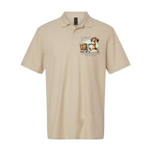 Dog Sometimes I Get Road Rage Walking Behind People Softstyle Adult Sport Polo