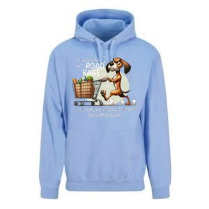 Dog Sometimes I Get Road Rage Walking Behind People Unisex Surf Hoodie