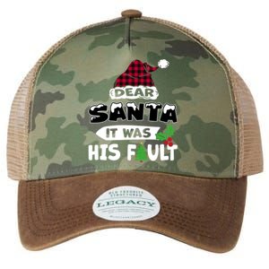 Dear Santa It Was His Fault His And Her Christmas Cute Gift Legacy Tie Dye Trucker Hat