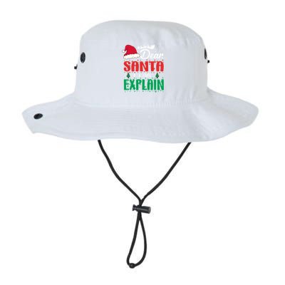 Dear Santa I Can Explain Gift Christmas Funny Novelty Gift Legacy Cool Fit Booney Bucket Hat