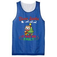 Dear Santa It Was His Fault Siblings Matching Xmas Gift Mesh Reversible Basketball Jersey Tank