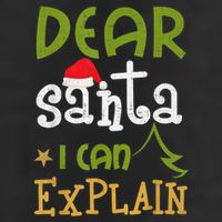 Dear Santa I Can Explain Funny Ugly Christmas Shirt 11oz C Handle Ceramic Mug