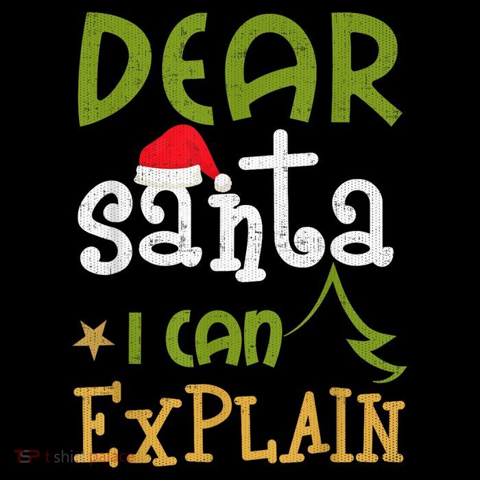 Dear Santa I Can Explain Funny Ugly Christmas Shirt Wool Snapback Cap