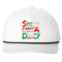 Dear Santa It WasnT Me IM Always At Dance Ballet Christmas Snapback Five-Panel Rope Hat