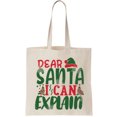 Dear Santa I Can Explain Funny Christmas Naughty Bag