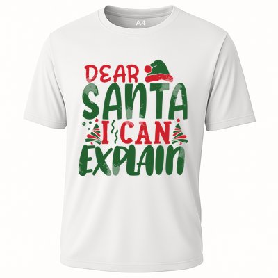 Dear Santa I Can Explain Funny Christmas Naughty Performance Shirt