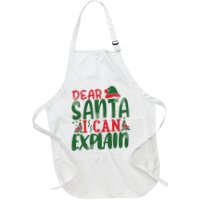 Dear Santa I Can Explain Funny Christmas Naughty Apron