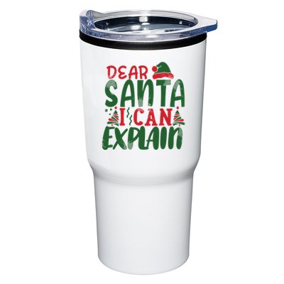 Dear Santa I Can Explain Funny Christmas Naughty Tumbler
