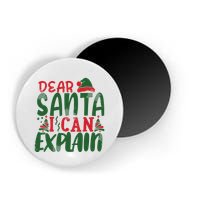 Dear Santa I Can Explain Funny Christmas Naughty Magnet