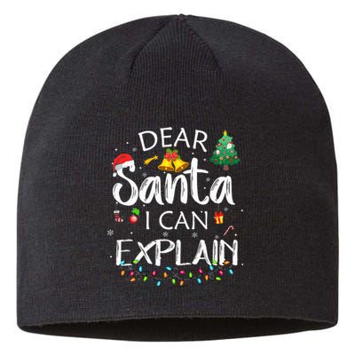 Dear Santa I Can Explain Funny Christmas Joke Santa Claus  Sustainable Beanie