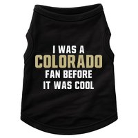 Deion Sanders I Was A Colorado Fan Before It Was Cool Doggie Tank