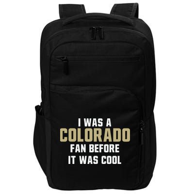 Deion Sanders I Was A Colorado Fan Before It Was Cool Impact Tech Backpack