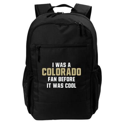 Deion Sanders I Was A Colorado Fan Before It Was Cool Backpack
