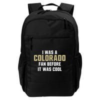 Deion Sanders I Was A Colorado Fan Before It Was Cool Backpack