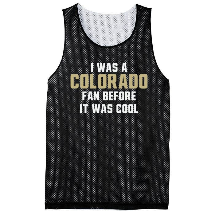 Deion Sanders I Was A Colorado Fan Before It Was Cool Mesh Reversible Basketball Jersey Tank