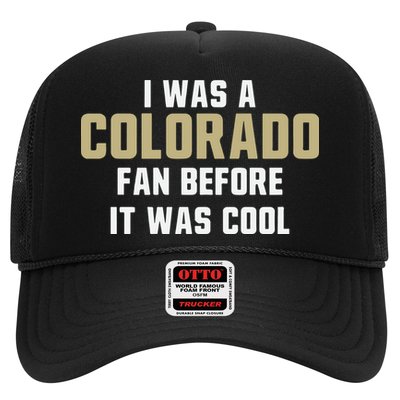 Deion Sanders I Was A Colorado Fan Before It Was Cool Trucker Hat