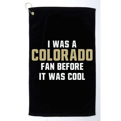 Deion Sanders I Was A Colorado Fan Before It Was Cool Golf Towel
