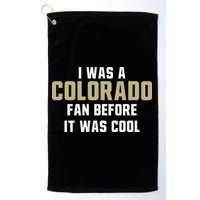 Deion Sanders I Was A Colorado Fan Before It Was Cool Golf Towel