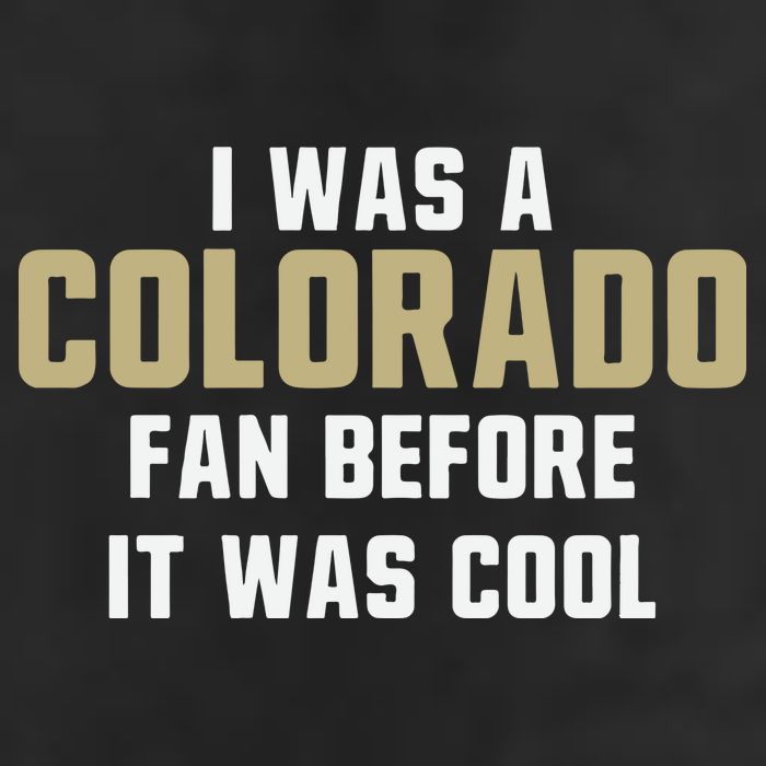 Deion Sanders I Was A Colorado Fan Before It Was Cool Golf Towel