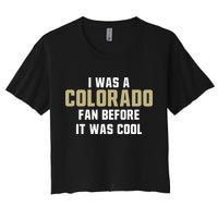 Deion Sanders I Was A Colorado Fan Before It Was Cool Crop Top
