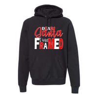 Dear Santa I Was Framed Premium Hoodie