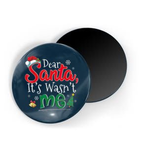 Dear Santa It Wasn't Me Funny Family Christmas Party Magnet